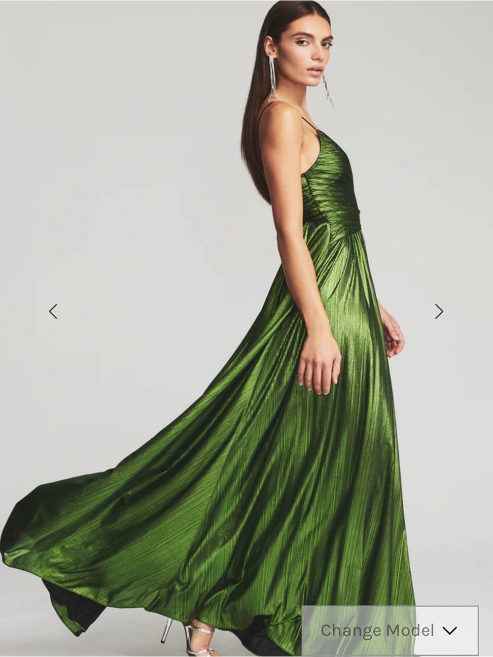 Retrofete Doss Dress in Lime - Picture 4 of 7
